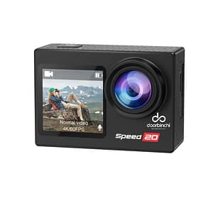 دوربین اکشن Hiicam Speed 20 با کیفیت 4K واقعی، دو صفحه نمایش و لرزشگیر EIS